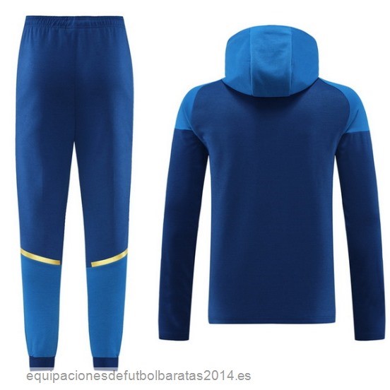 Nuevo Conjunto Completo Chaqueta Con Capucha Marsella 23/24 Azul Marino Baratas